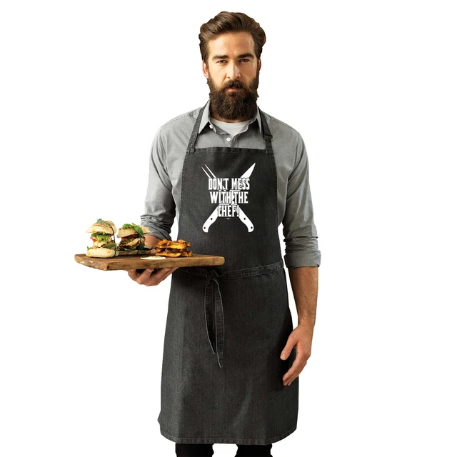 Dont Mess With The Chef Kitchen - Gift Funny Novelty Kitchen Apron Aprons