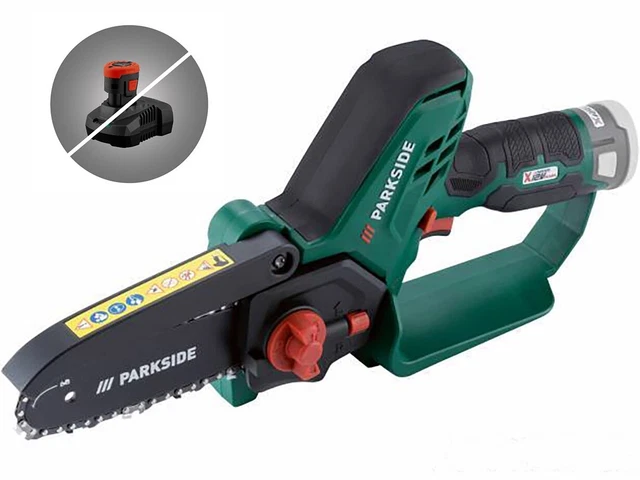 MINI MOTOSEGA TAGLIASIEPI a batteria PARKSIDE 12V PGHSA 12 C2 senza kit