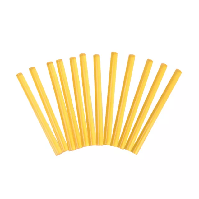 12 x Professional Keratin Glue Sticks for Human Hair Extensions Yellow 3-xd