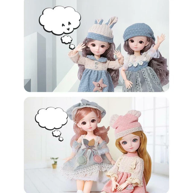 31 Cm 23 Bambola per Ragazza BJD Snodata Flessibile Occhi 3D Bel Regalo Carino 11