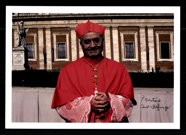 SALVATORE KARDINAL DE / Bischof Foto Original Signiert + G 33965