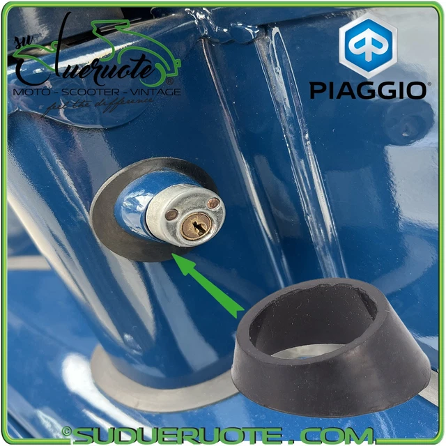 Set Serrature 3 Cilindretti + 2 Chiavi Per Vespa Piaggio Gilera - Compatibile Con Modelli Dal 1985 - Foto 3