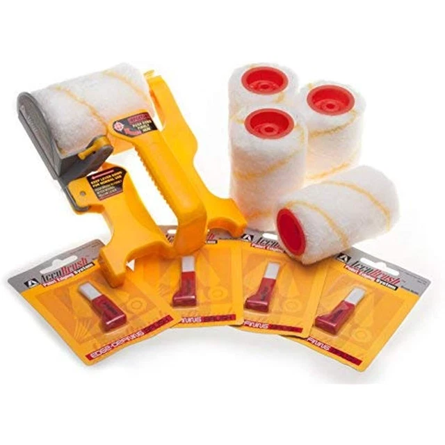 Accubrush MX Paint Edger 11 Piece Jumbo Kit, Washable & Resuable Rollers New