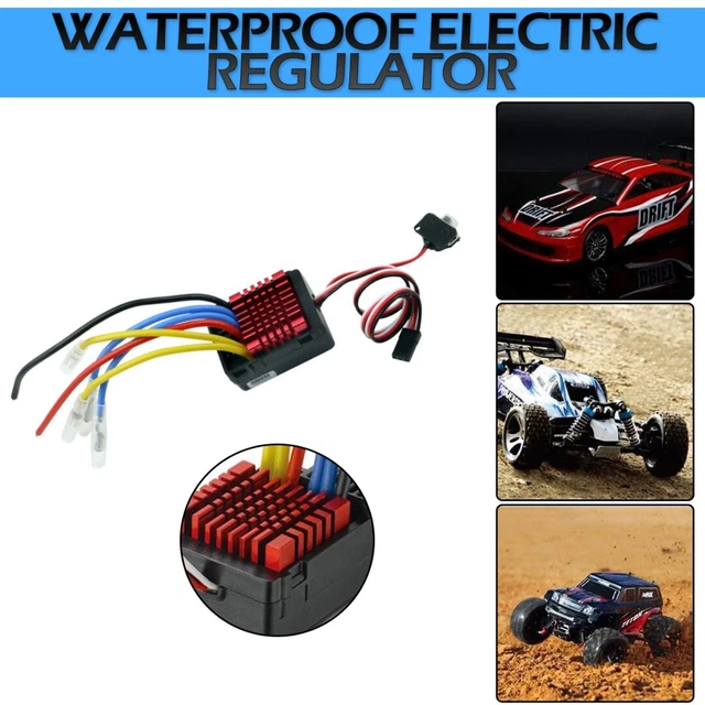 For WP-880 RTR 1/8 1/10 RC Dual Crawler Brushed ESC (2-4S) Dual 540 550 Motors