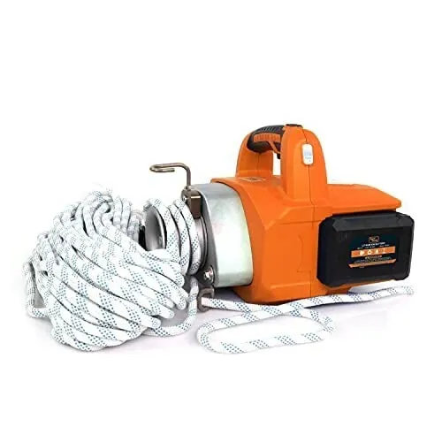 SUPERHANDY GUO076 Electric 2000 Max Pulling Capstan Hoist Portable Winch