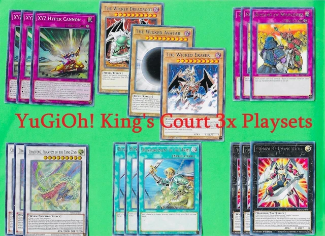 Kings Court KICO - You Pick - YuGiOh! 3x Playset Utopia Utopic Future Wicked God