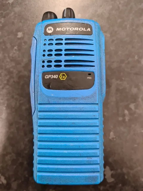 Motorola GP340 Ex ATEX Two Way Explosion Proof Radio
