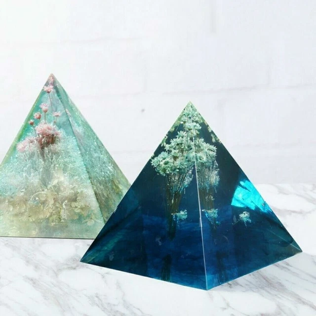 Epoxidharz Silikonform Pyramide Pyramides Gußform Epoxy Resin Silicone Mold DIY
