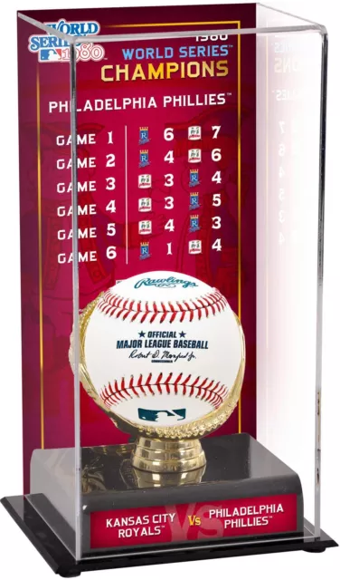 Philadelphia Phillies 1980 World Series Champs Case & Series Listing Image