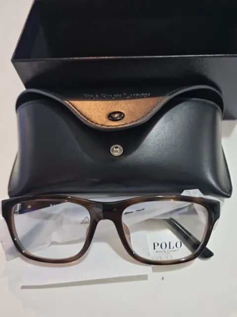 POLO RALPH LAUREN  PH2263U Eyeglasses Men Shiny Havana Brown 55-18-145