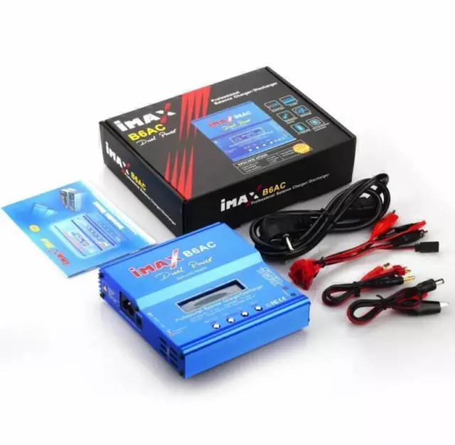 IMax B6AC 80W RC Lipo Lithium NiMh Battery Balance Charger Discharger AC Digital