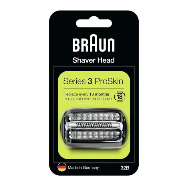 Braun-Series 3-Electric Shaver Replacement Head,ProSkin Electric Shaver Silver