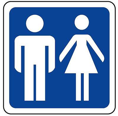 Set di 2 Donne No.44691-S Design Originale Ofform Uomi Segnaletica Moderna in Alluminio Autoadesivo 100x60 mm Ottica in Acciaio Inox Targhette Toilette 