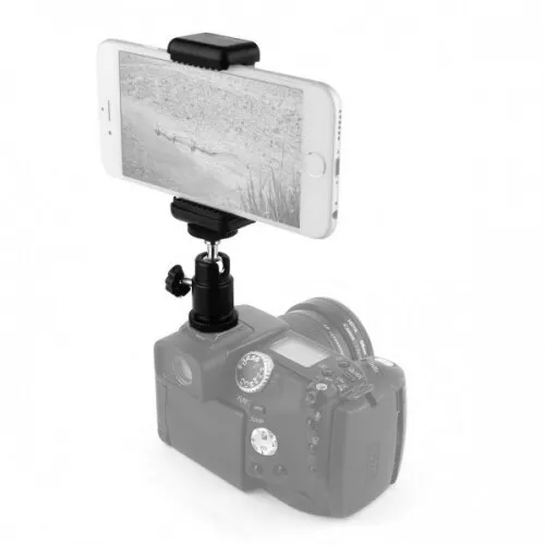Macchina Fotografica Supporto Con 360° Gelenk Nero per Telefono Smartphone