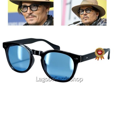 MOSCOT OCCHIALI DA SOLE UOMO JHONNY DEPP TONY STARK BLU STYLE MOSCOT VINTAGE 