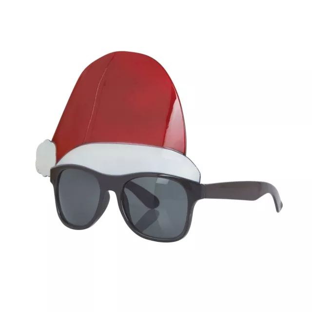 De Adulto Santa Sombrero Gafas Sol Disfraz para Navidad Festivo Fiesta Sombras