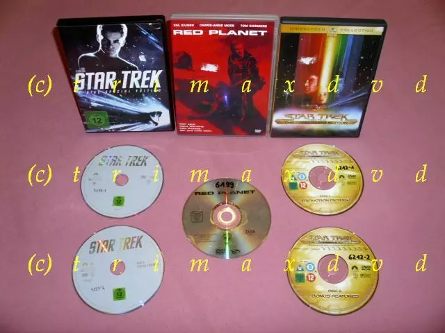 3 DVD's _ Red Planet & Star Trek & Star Trek - Der Film _Noch mehr Filme im SHOP