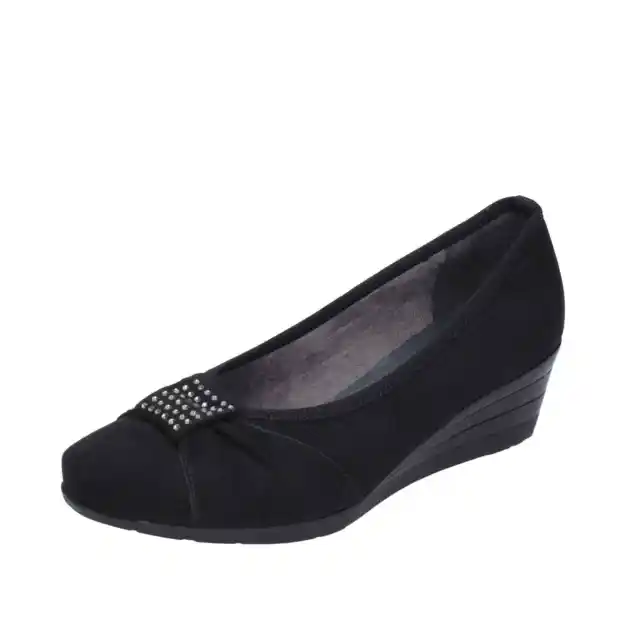 Chaussures pour Femmes CINZIA SOFT 35 Ue Éscarpins Noir en Daim Strass BD367-35