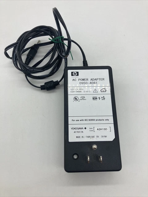 Genuine HP 0950-4081 3 Pin AC Printer Power Adapter
