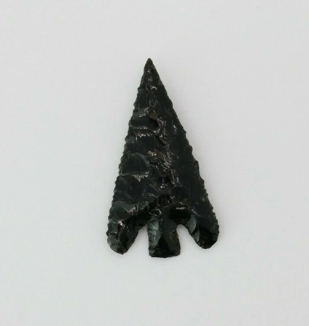 TED ORCUTT NORTHWEST COAST OBSIDIAN FLINT EXOTIC POINT - RARE - CIRCA 1900's