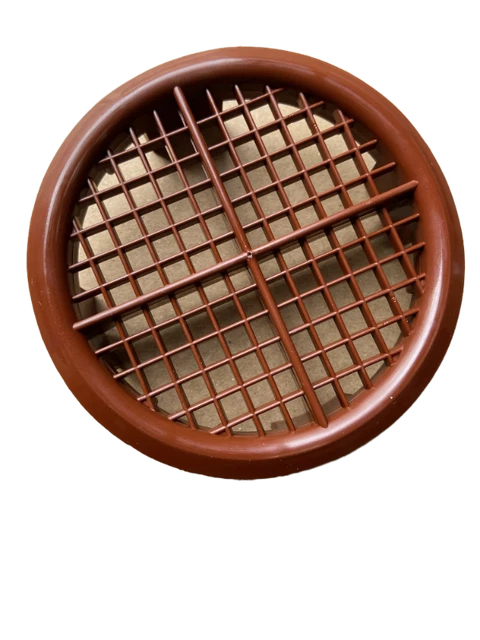 Steckdeckenentlüftung - braun 70 mm