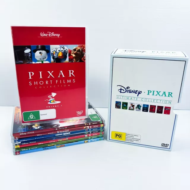 DISNEY PIXAR ULTIMATE Collection DVD Box Set 9 Films and Short Films, Untested £4.99 PicClick UK