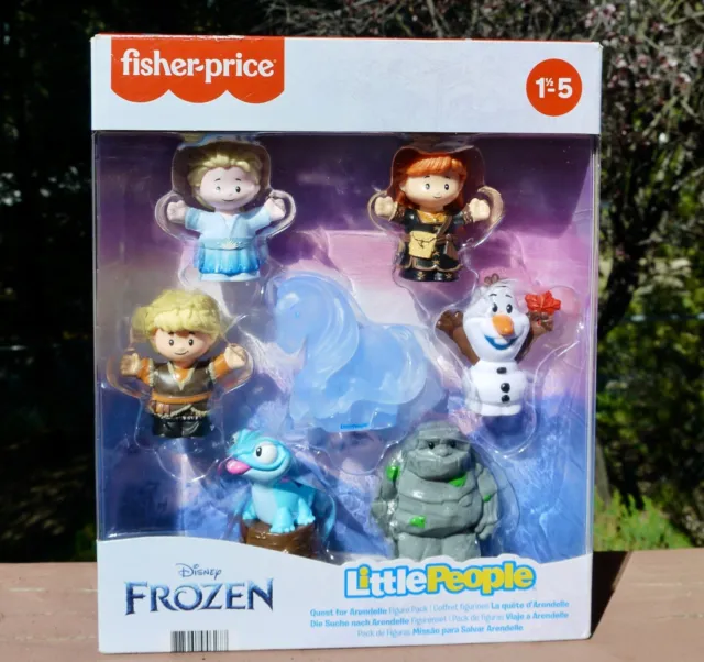 Brand New Fisher Price Disney Frozen II Quest for Arendelle 7 Figure Pack