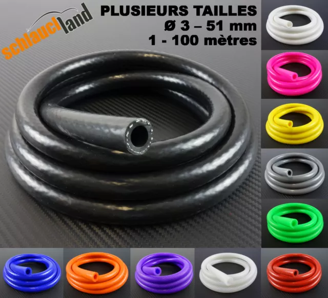 Tuyau En Silicone Bleu Pour Aspiration/vide - 6x10 Mm (intérieur X Extérieur) - Longueur 2 M - Résistant à La Chaleur (-60°C à 220°C)