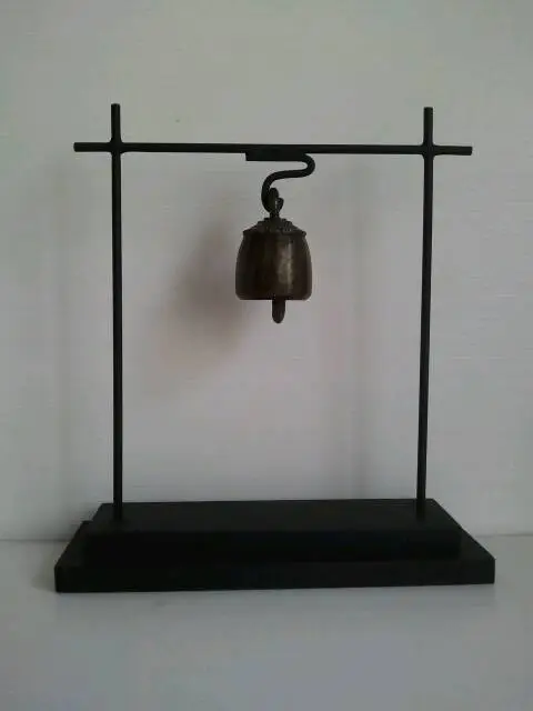 Antique Burmese horse bronze bell