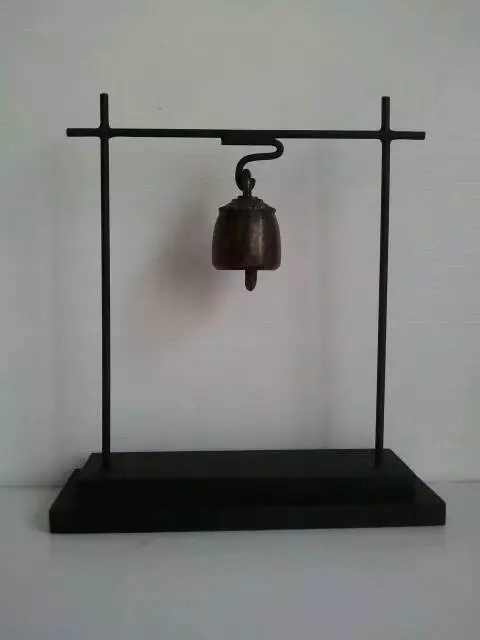 Antique Burmese horse bronze bell