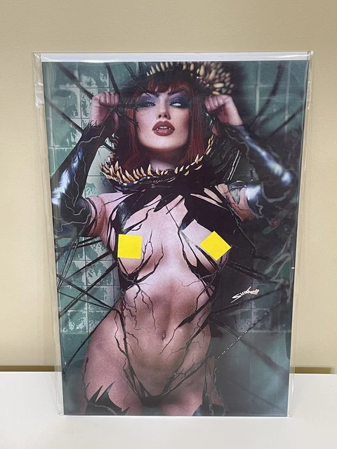 Power Hour #2 Shikarii MegaCon Venom Topless Cover (C) Black Ops Publishing