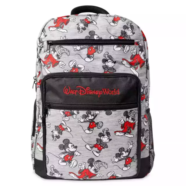 Walt Disney World Parks Mickey Mouse All Over Sketch Back Pack Bag