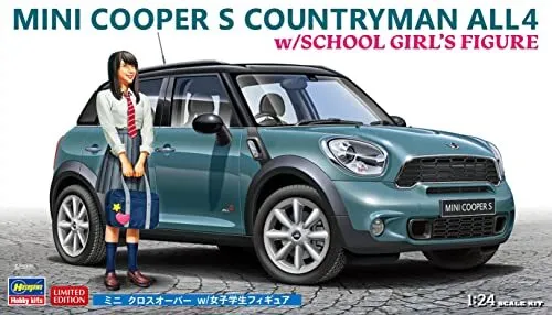Hasegawa 1/24 MINI CROSSOVER S COUNTRYMAN ALL4 w/SCHOOL GIRL'S FIGURE kit SP559