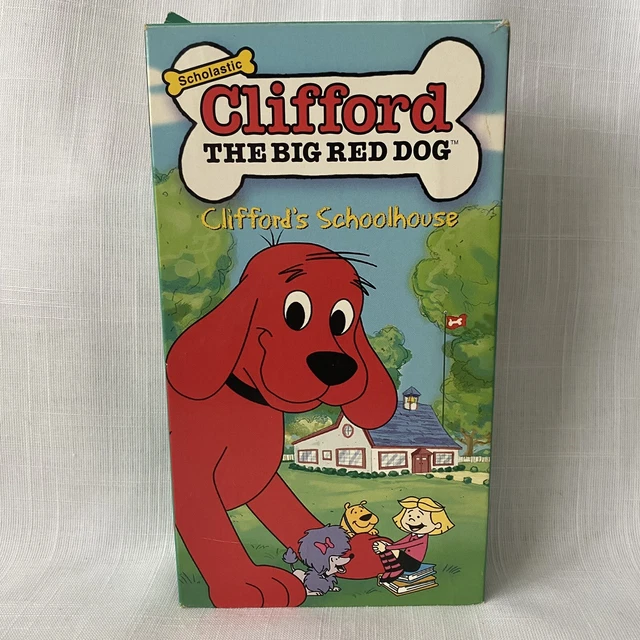 CLIFFORD THE BIG Red Dog Clifford's Schoolhouse VHS 2001 **Buy 2 Get 1