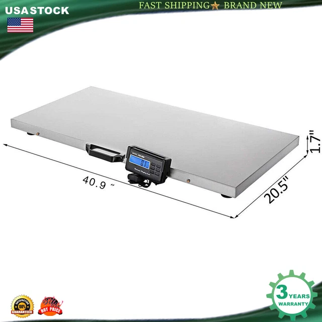 1100 Lbs Heavy Duty Digital Livestock Vet Scale Hog Pet Dog Sheep Goat Scale US