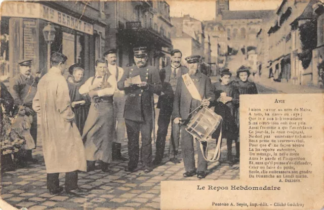 Cpa 95 Pontoise Le Repo Weekly