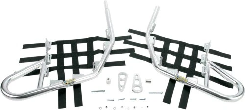 Motorsport Products Alloy Nerf Bars w/Black Webbing - 81-1401 - (Pair) 0530-0384