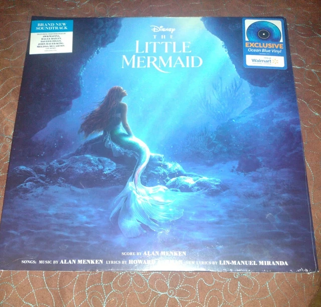 DISNEY. THE LITTLE Mermaid. Soundtrack. Sealed Ocean Blue Colored Vinyl
