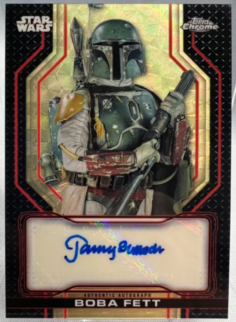 Star Wars Chrome Legacy, J Bulloch (Boba Fett) Superfractor Autograph Card #1/1