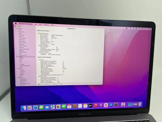 MacBook Pro 13-inch 2017 - Intel Core i5 2.3Ghz - 256GB SSD - 16GB Ram 5