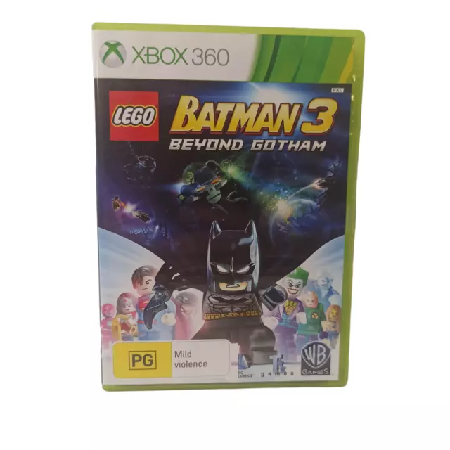 Xbox 360 Microsoft Lego Batman 3 Beyond Gotham Game PAL Superhero Battle Crime
