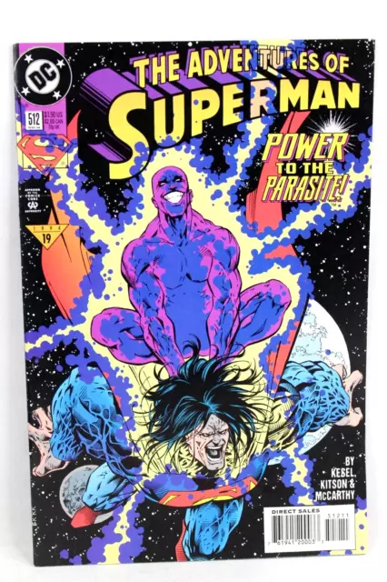 Adventures of Superman #512 Power to the Parasite 1994 DC Comics F/F+