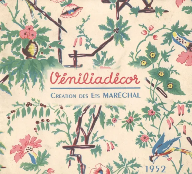 VENILIADECOR MARECHAL 1952 Mid Century Plastic Furnishing & Decoration Catalogue