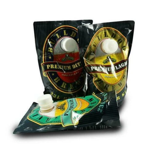 Bulldog Brews Cerveza IPA Kits de Hacer Cerveza Casera - PAQUETE DE 5