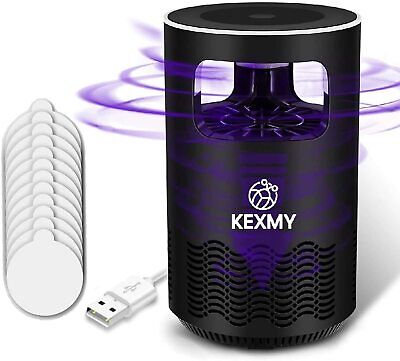 KEXMY Mata mosquitos - Eficaz Mata moscas, Insectos - Lámpara eléctrica USB