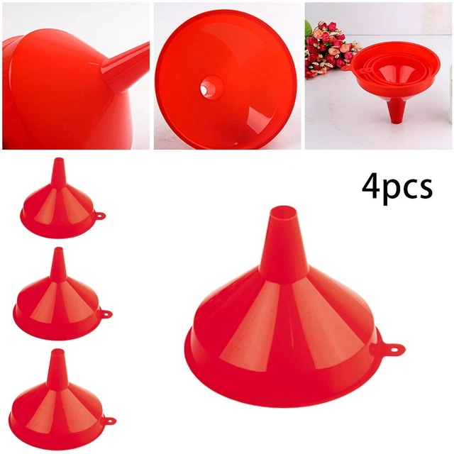 Embudo transferencia de aceite líquido gadgets especias hierbas plástico cocina