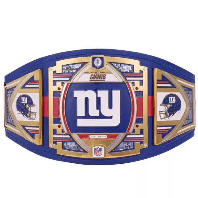 NEW YORK GIANTS NFL Champions Inspired Custom Belt - Adult Size Replica 2