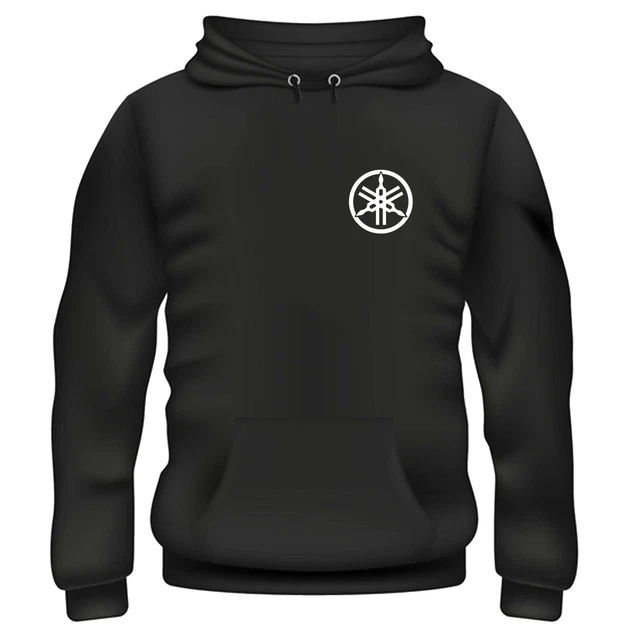 Yamaha Big Logo Hoodie Biker Motorcycle Motorbike Racing