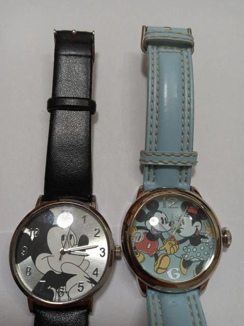Vintage Disney Mickey & Minnie Mouse Watch Limited Edition Read