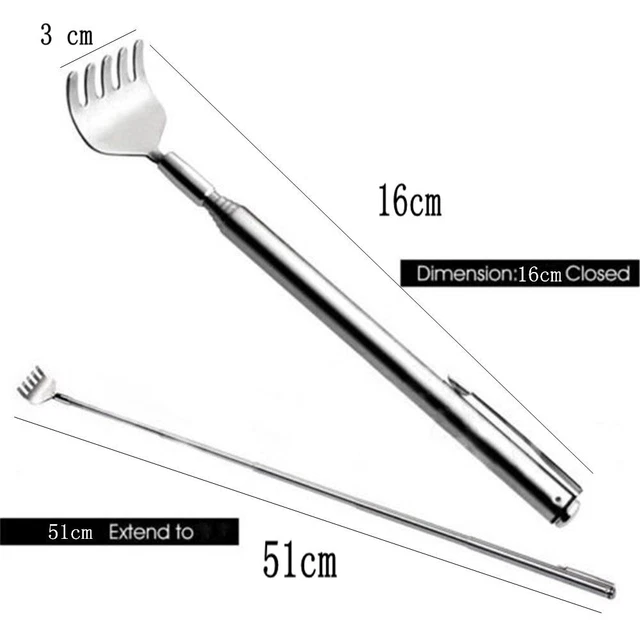 format de poche rétractable prorogeable gratte - dos gratte outil de massage 3